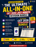 The Ultimate All-in-One CET 2026 Last-Minute Revision Bundle