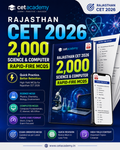 Rajasthan CET 2026 — 2,000 Science & Computer Rapid-Fire MCQs