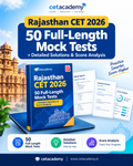 Rajasthan CET 2026 — 50 Full-Length Mock Tests + Detailed Solutions & Score Analysis
